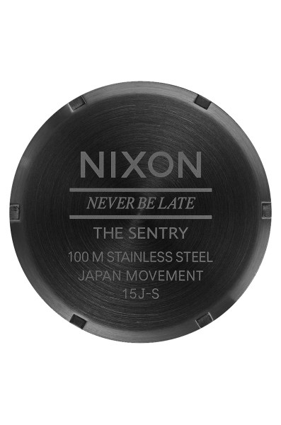 Nixon Sentry Leather All Black