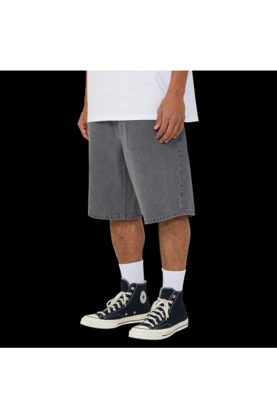 Huf Cromer Denim Short Frost Grey